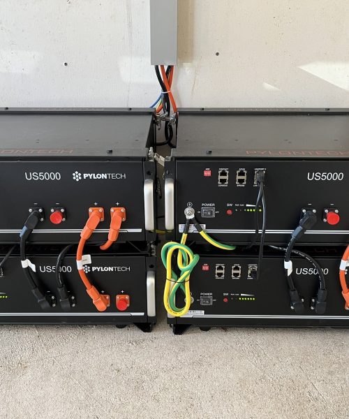 Pylontech US5000 thuisaccu thuisbatterij beugels 20 kWh